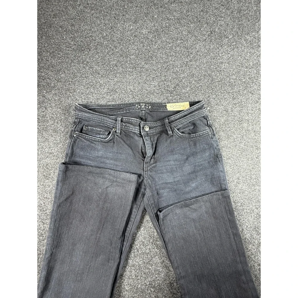 575 Denim Bootcut Jeans Faded Black‎ Size 30 Grunge Y2K Retro Streetwear